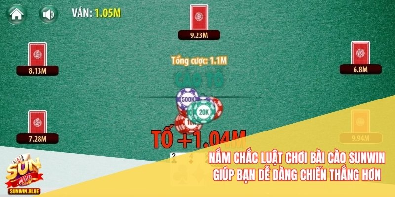 Nắm chắc luật chơi Bài cào Sunwin giúp bạn dễ dàng chiến thắng hơn