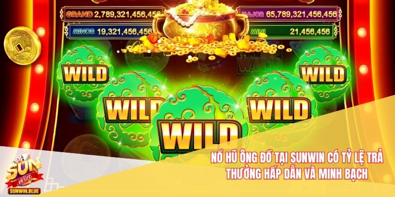 Nổ Hũ Ông Đồ tại Sunwin có tỷ lệ trả thưởng hấp dẫn và minh bạch